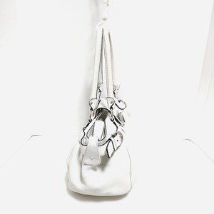 Salvatore Ferragamo Leather Handbag Marissa Ivory